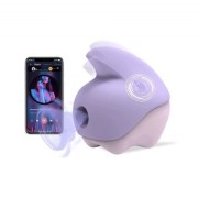 Вакуумный клиторальный стимулятор с вибрацией Unicorn от Magic Motion фиолетовый