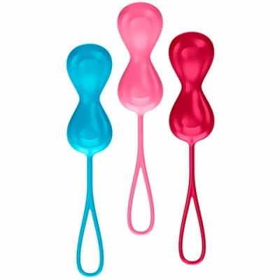 Вагинальные шарики Satisfyer Power Balls (набор из 3 шт.) Вагинальные шарики Satisfyer Power Balls (набор из 3 шт.)