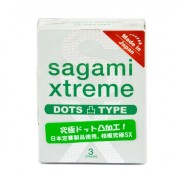 Презервативы SAGAMI Xtreme Type-E 3 шт. (точечные)