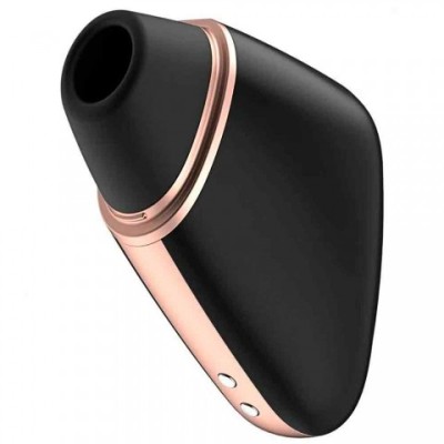 Вакуумный клиторальный стимулятор с вибрацией Satisfyer Love triangle black Вакуумный клиторальный стимулятор с вибрацией Satisfyer Love triangle black