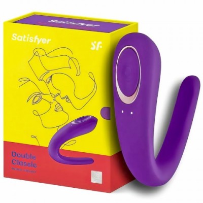 Многофункциональный стимулятор для пар Satisfyer Double Classic Многофункциональный стимулятор для пар Satisfyer Double Classic
