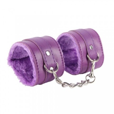 Наручники на меху SM Bondage Purple Наручники на меху SM Bondage Purple