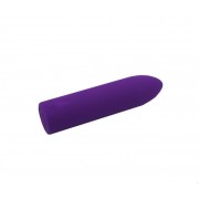 Перезаряжаемая вибропуля силиконовая фиолетовая Lealso (16 режимов)