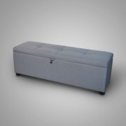 Мягкий диван-софа с полостью для хранения секс куклы (серый)