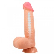 Реалистичный фаллоимитатор Sliding skin, 21,8 см