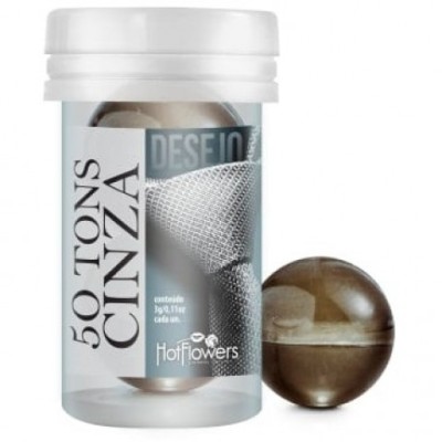 Лубрикант 50 TONS DESIRE на масляной основе в виде 2-х шариков с охлаждающим эффектом Лубрикант 50 TONS DESIRE на масляной основе в виде 2-х шариков с охлаждающим эффектом