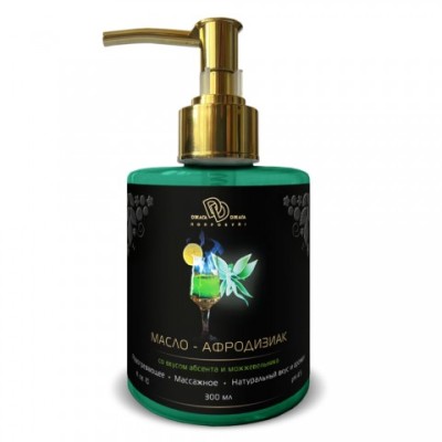 Разогревающее масло DD Джага-Джага со вкусом абсента и можжевельника Разогревающее масло DD Джага-Джага со вкусом абсента и можжевельника