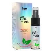 Intt Clit Me On Peppermint - Охлаждающий жидкий вибратор для клитора с мятным вкусом, 12 мл