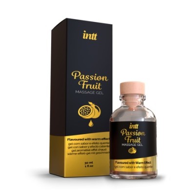 Intt Passion Fruit Massage Gel - Съедобный гель для интимного массажа, 30 мл (маракуйя) Intt Passion Fruit Massage Gel - Съедобный гель для интимного массажа, 30 мл (маракуйя)