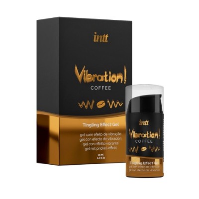 Coffee - Жидкий интимный гель с эффектом вибрации, 15 мл Coffee - Жидкий интимный гель с эффектом вибрации, 15 мл