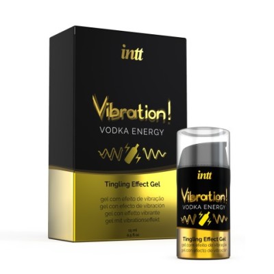 Возбуждающий гель с эффектом вибрации Vibration! Vodka energy (15 мл.) от INTT Возбуждающий гель с эффектом вибрации Vibration! Vodka energy (15 мл.) от INTT