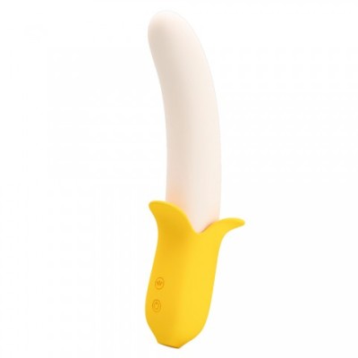 Вибратор с фрикцией Banana Geek, 19,5 см Вибратор с фрикцией Banana Geek, 19,5 см