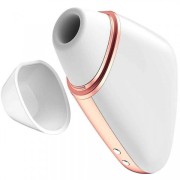 Вакуумный клиторальный стимулятор с вибрацией Satisfyer Love triangle white