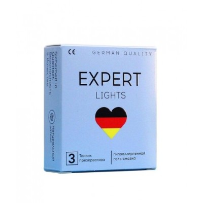 Презервативы EXPERT LIGHTS № 3 (ультратонкие), 3 шт. Презервативы EXPERT LIGHTS № 3 (ультратонкие), 3 шт.