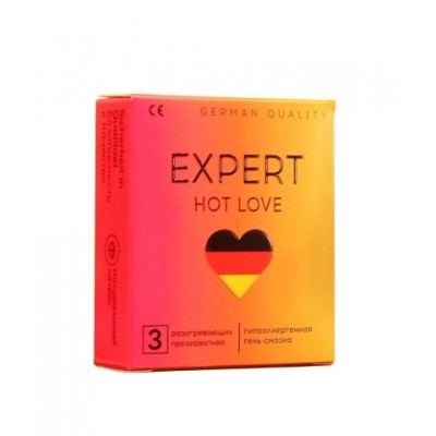 Презервативы EXPERT HOT LOVE № 3 (с разогревающим эффектом), 3 шт. Презервативы EXPERT HOT LOVE № 3 (с разогревающим эффектом), 3 шт.