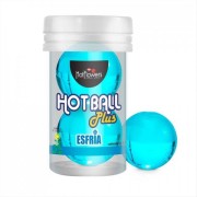 Лубрикант HOT BALL PLUS на масляной основе в виде двух шариков с охлаждающим эффектом