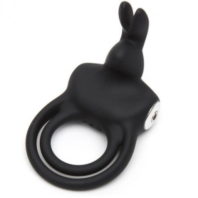 Вибронасадка с кольцом Happy Rabbit Cock Ring черная Вибронасадка с кольцом Happy Rabbit Cock Ring черная