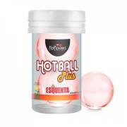 Лубрикант HOT BALL PLUS на масляной основе в виде двух шариков с  разогревающим эффектом