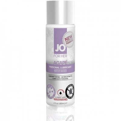 Согревающий легкий гипоаллергенный лубрикант JO Agape Warming 60 мл. Согревающий легкий гипоаллергенный лубрикант JO Agape Warming 60 мл.