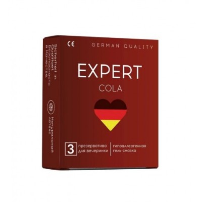 Презервативы EXPERT COLA № 3 (с ароматом колы), 3 шт. Презервативы EXPERT COLA № 3 (с ароматом колы), 3 шт.