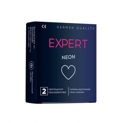 Презервативы EXPERT NEON № 2 (светящиеся), 2 шт. Презервативы EXPERT NEON № 2 (светящиеся), 2 шт.
