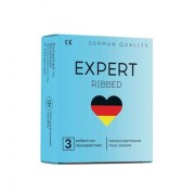 Презервативы EXPERT RIBBED № 3 (ребристые), 3 шт.