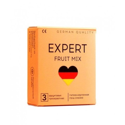 Презервативы EXPERT FRUIT MIX № 3 (с фруктовым ароматом), 3 шт. Презервативы EXPERT FRUIT MIX № 3 (с фруктовым ароматом), 3 шт.