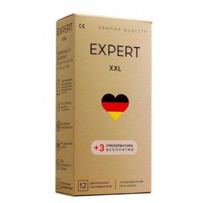 Презервативы EXPERT XXL № 12+3 (увеличенного размера), 12+3 шт. Презервативы EXPERT XXL № 12+3 (увеличенного размера), 12+3 шт.