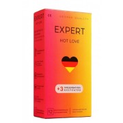 Презервативы EXPERT HOT LOVE № 12+3 (с разогревающим эффектом), 12+3 шт.